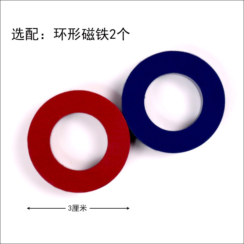 強磁針演示奧斯特實驗及環形電流磁場方向24032型初中高中物理電磁學實驗器材教學儀器電流磁場指南針強磁鐵-細節圖5