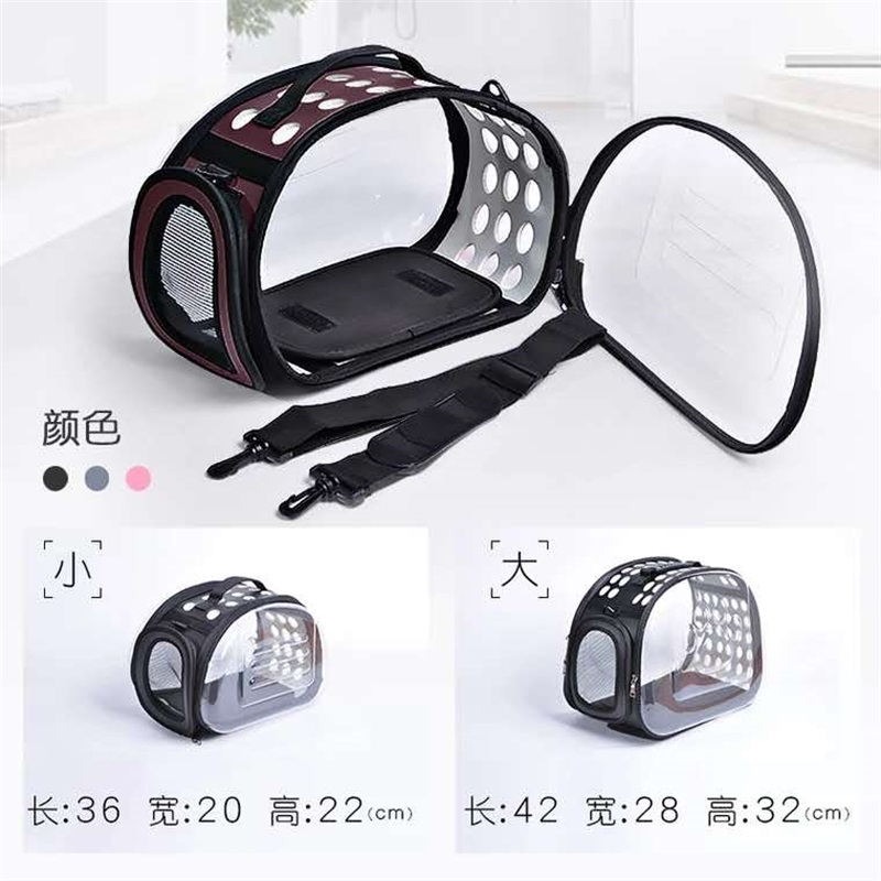 外出貓包便攜貓咪太空艙手提貓袋透明透氣寵物揹包狗包車載寵物籠-細節圖3