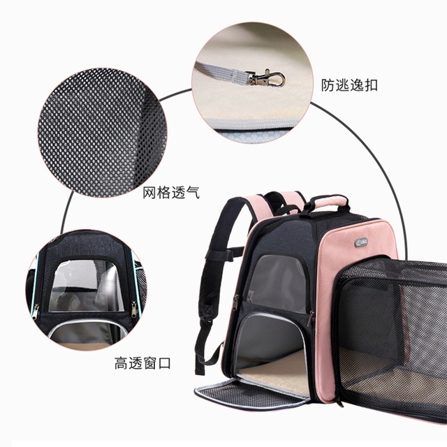 貓揹包貓包拉桿箱大容量雙肩貓咪揹包外出便攜帶寵物外帶包狗狗包-細節圖3