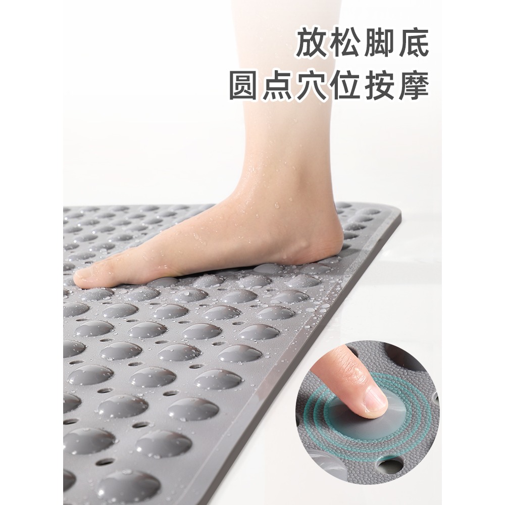 大尺寸浴室防滑墊大號淋浴房洗澡防滑腳墊衛生間大面積防摔墊衛浴-細節圖3