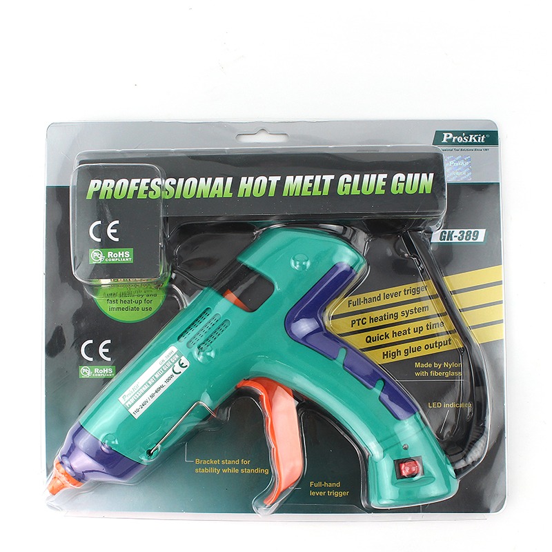 Pro`skit臺灣寶工GK-389H/GK-390H專業型熱熔膠槍100W/80W送膠棒-細節圖5
