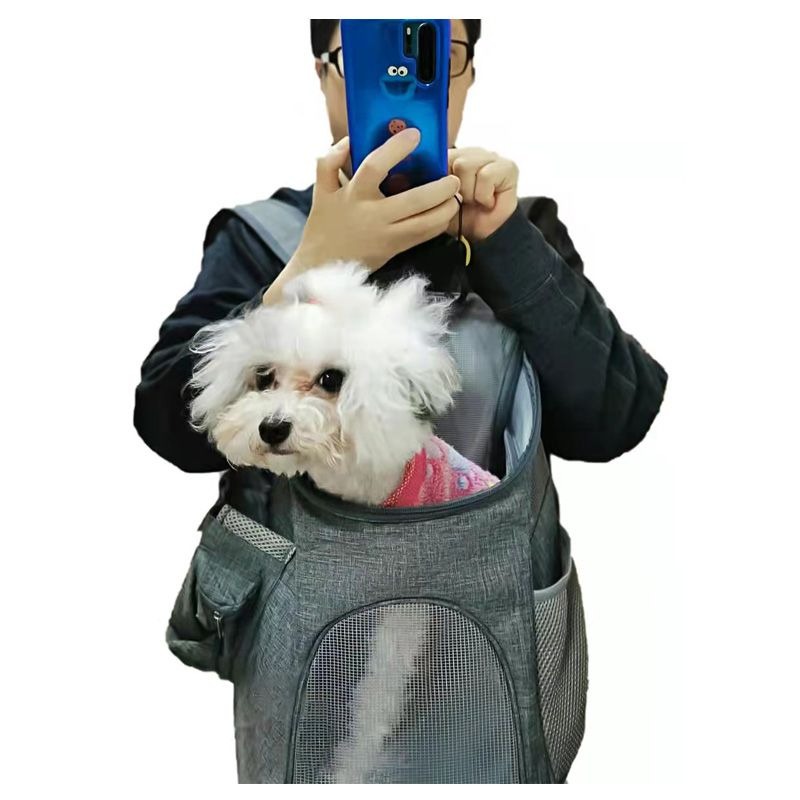寵物揹包外出雙肩包比熊泰迪小型犬外帶便攜包狗狗揹包春夏貓咪用-細節圖4
