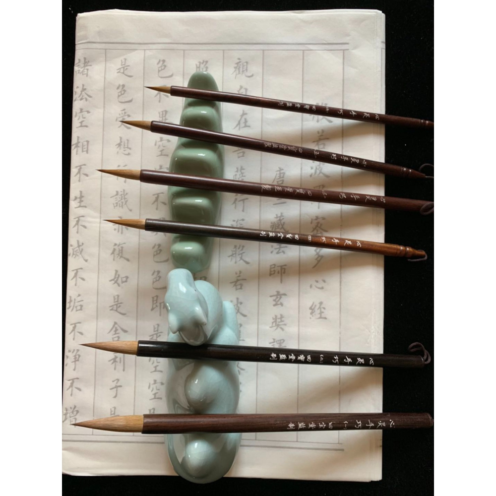 心靈手巧3號純狼毫大行楷筆出鋒2.7釐米歐陽詢化度寺九成宮千字文-細節圖3