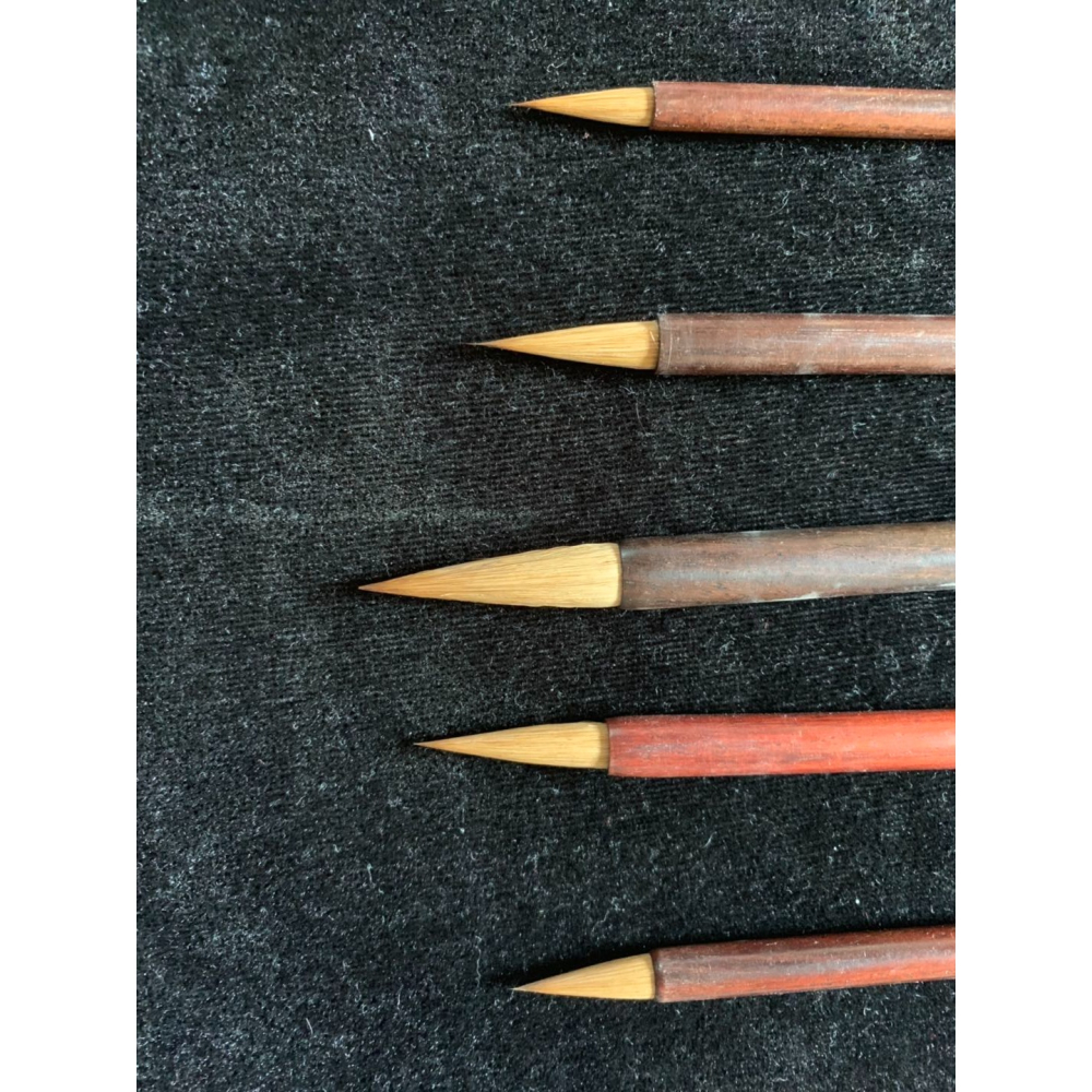 心靈手巧3號純狼毫大行楷筆出鋒2.7釐米歐陽詢化度寺九成宮千字文-細節圖5