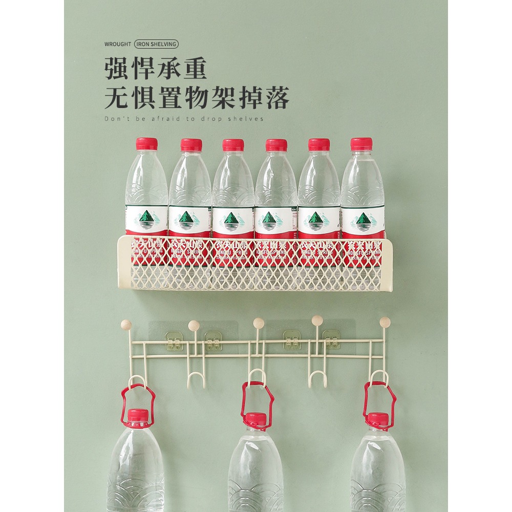 門後掛鉤免打孔包包掛架衣帽掛衣架壁掛式強力粘膠墻上墻壁置物架-細節圖4