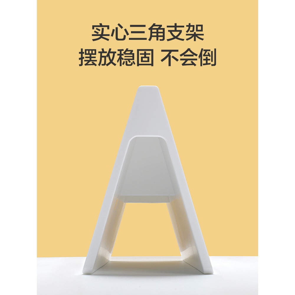 三角會議牌亞克力展示架桌牌雙面透明臺卡展示牌桌面姓名牌防摔臺卡小學生名字座位牌餐廳開會嘉賓評委牌定製-細節圖4