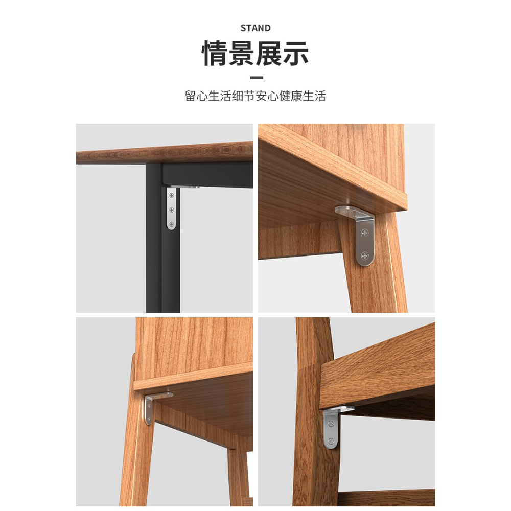 不銹鋼角碼90度直角固定器三角鐵支架連接件片加固五金l型層板託t-細節圖9