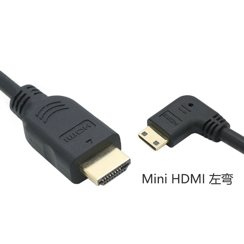 適用於佳能6D尼康D780單反相機迷你hdmi短線4K監視器大對小2.0高清線彎5d2 80d視頻輸出線OUT微單R5接-細節圖2