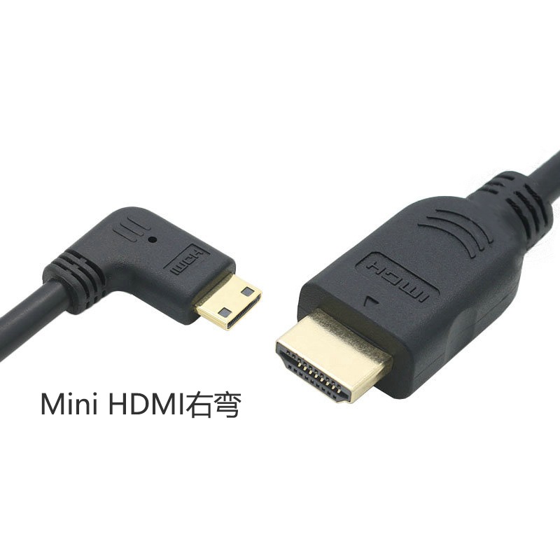 適用於佳能6D尼康D780單反相機迷你hdmi短線4K監視器大對小2.0高清線彎5d2 80d視頻輸出線OUT微單R5接-細節圖3