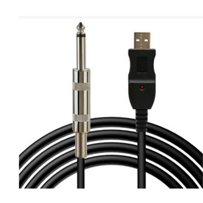 吉他轉USB 3M電吉他線  USB Guitar Link Cable  吉他線 即插即用-細節圖2