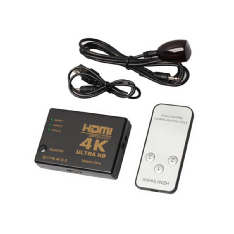 HDMI 3進1出1長方形切換器支持4k*2k hdmi切換器3切1高清視頻轉換-細節圖3