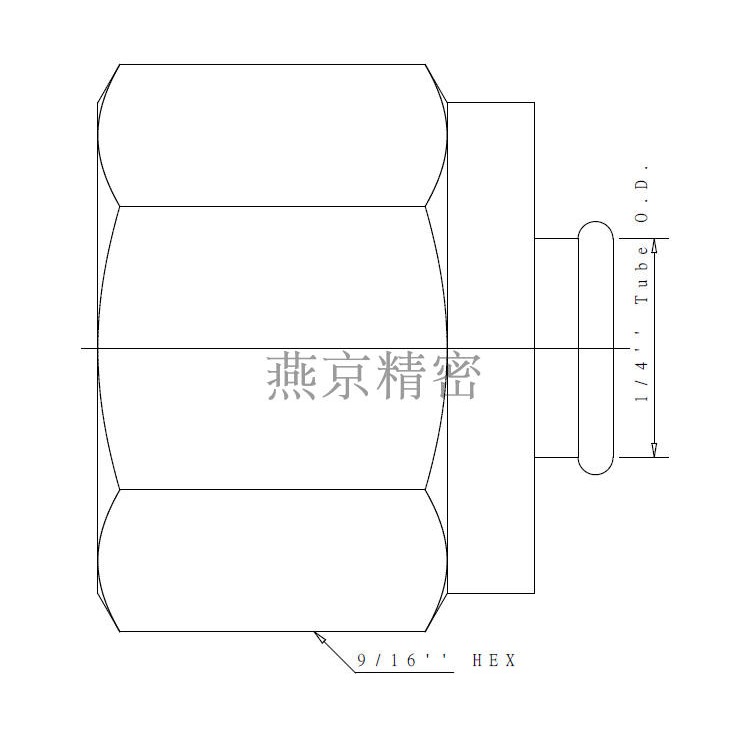 SS-400-P 世偉洛克 316L 管帽 1/4 卡套 堵塞 Swagelok 悶頭 堵頭-細節圖2