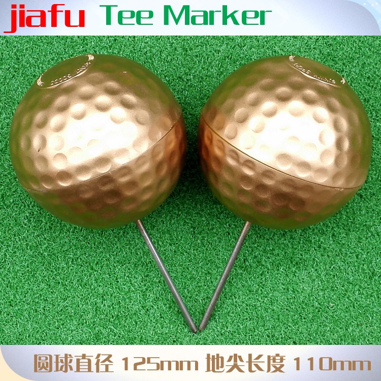 高爾夫發球界標 發球臺標志 塑料圓球型T-mark球場球道開球界線-細節圖3