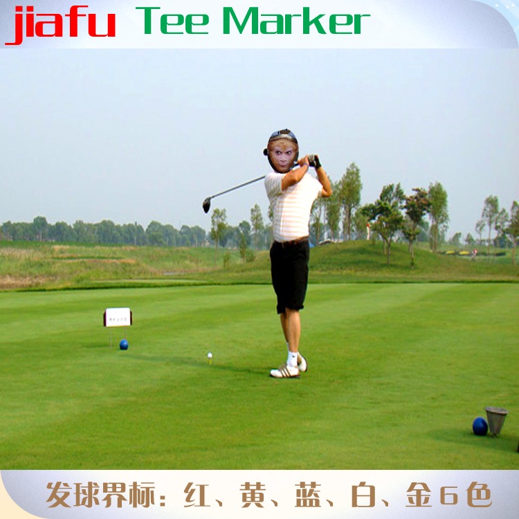 高爾夫發球界標 發球臺標志 塑料圓球型T-mark球場球道開球界線-細節圖5