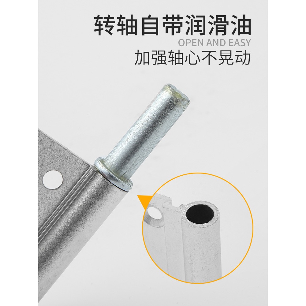 廁所衛生間門合頁鋁合金門不銹鋼浴室門合葉折頁大全鉸鏈配件活頁-細節圖3