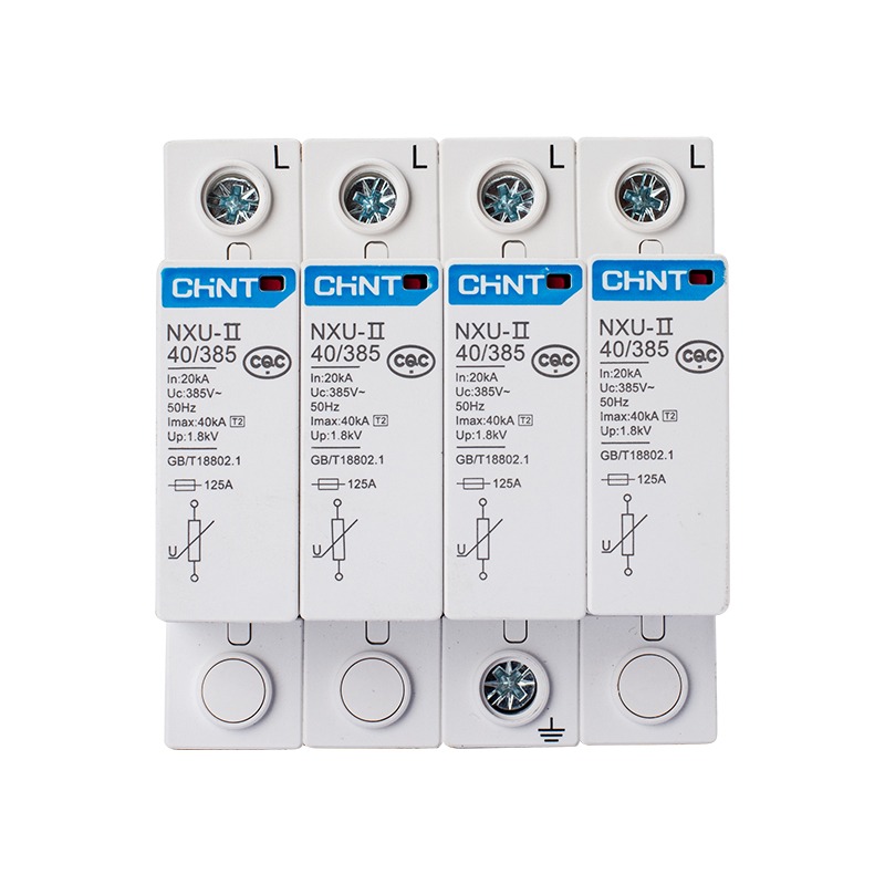 chnt正泰浪湧保護器2p NU6-Ⅱ 40kA/275V 家用二級防雷電湧保護器-細節圖2