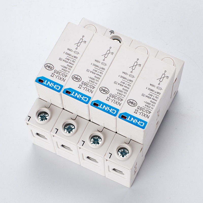 chnt正泰浪湧保護器2p NU6-Ⅱ 40kA/275V 家用二級防雷電湧保護器-細節圖4
