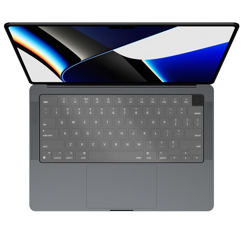 JCPAL適用於蘋果筆記本鍵盤膜2021年新款Pro14/16英寸macbook透明A2442貼M1芯片air13保護A-細節圖3