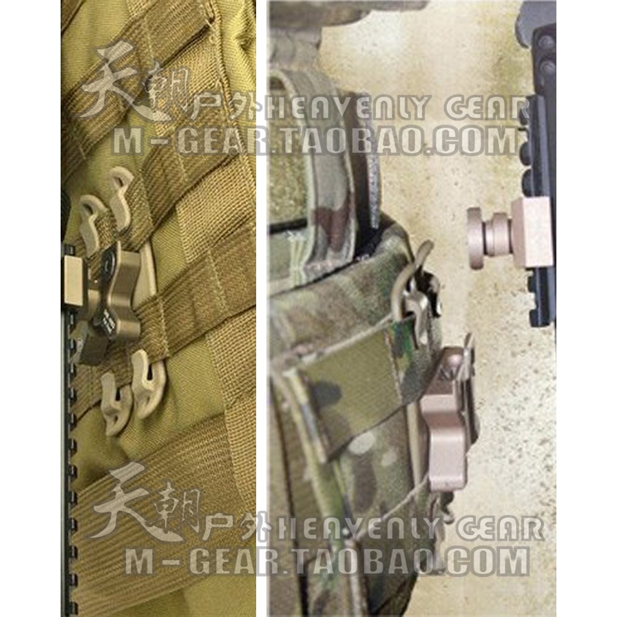 美式S&S快拆腰帶扣底座戰術腰帶20mm導軌快拆板腰板座Weaponlink-細節圖5