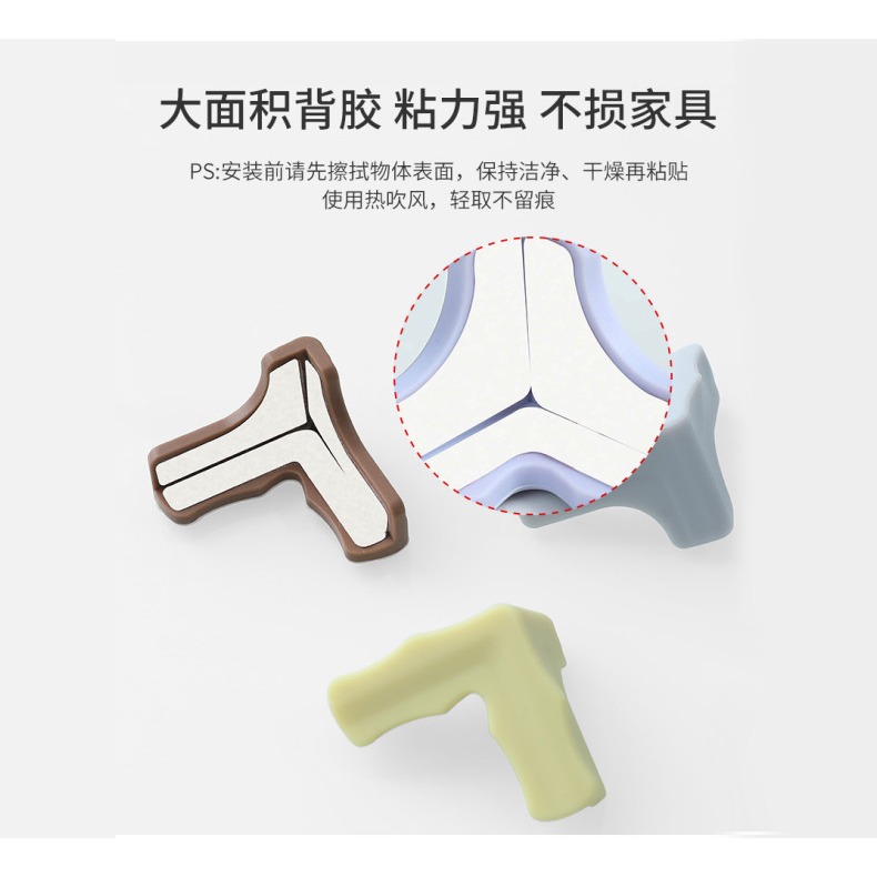 廚房油煙機防撞護角防碰頭貼傢俱桌椅拐角包角邊防磕碰安全保護套-細節圖10