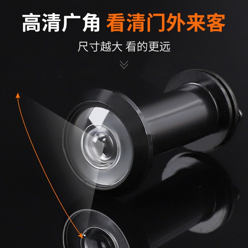 防盜門貓眼門鏡家用堵孔監控攝像頭二合一門鈴通用門上貓眼防盜器-細節圖2