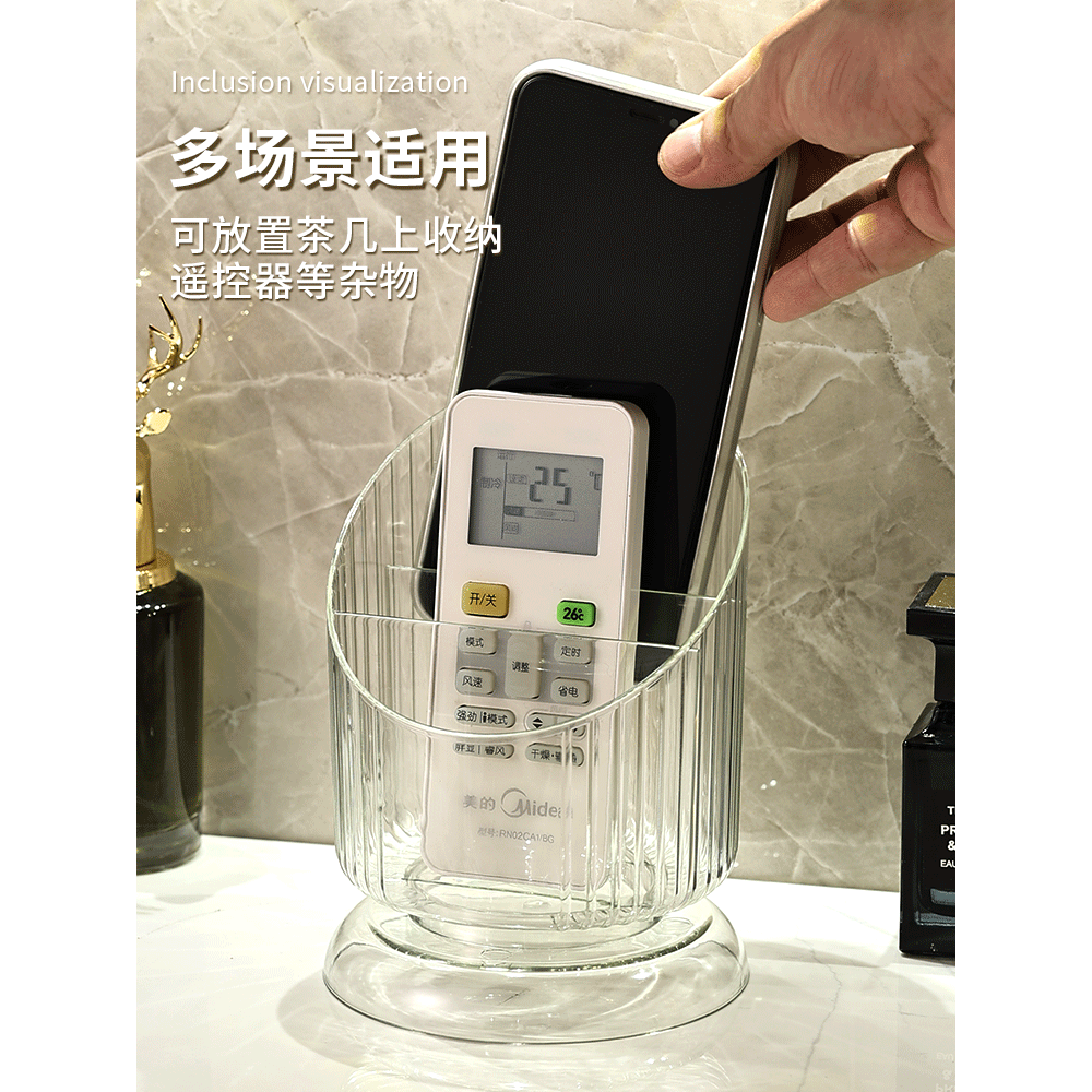 輕奢化妝刷收納筒眉筆梳子收納桶眼影刷盒子口紅收納盒化妝品筆筒-細節圖5