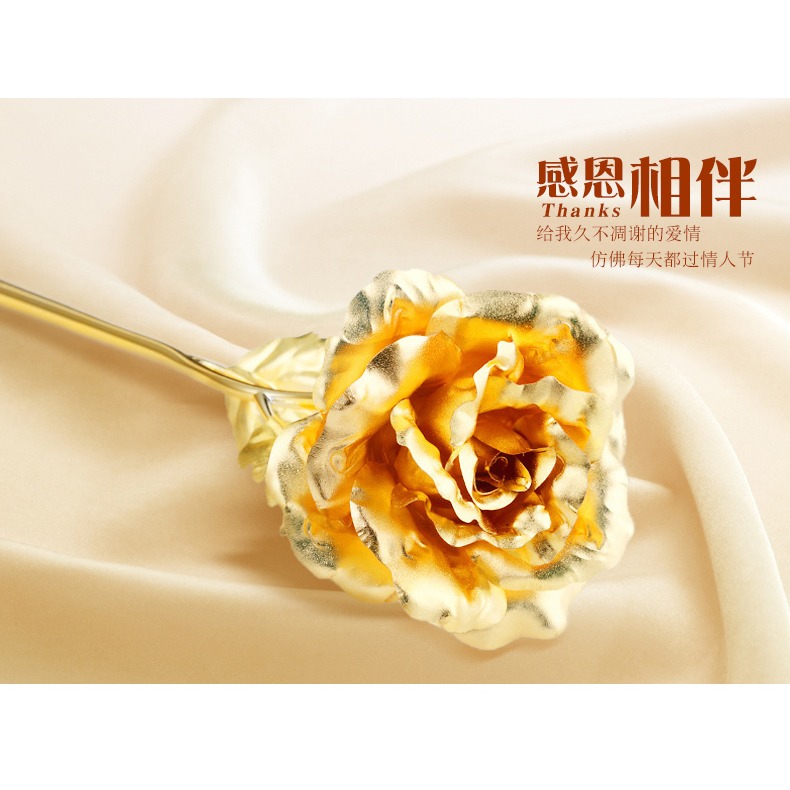 金玫瑰 金箔創意花束教師節節禮物送女老師友表白生日幼兒園創意-細節圖10