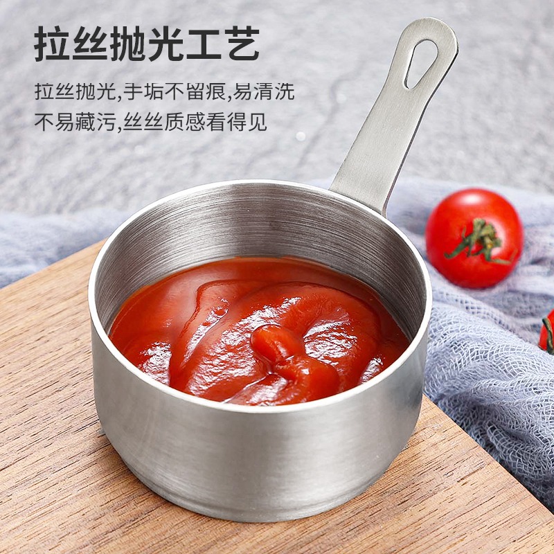 304鋼醬料杯牛排醬汁調味碟番茄醬杯鐵板蘸料碟醬味盅小喫醬醋碟-細節圖4