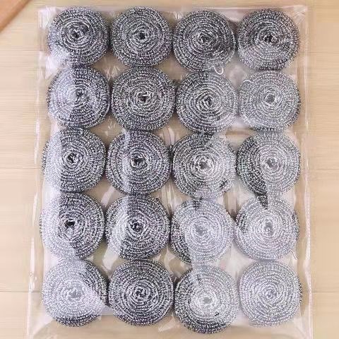 特價不銹鋼不掉渣鋼絲球刷鍋洗鍋洗碗手柄清潔球廚房神器-細節圖7