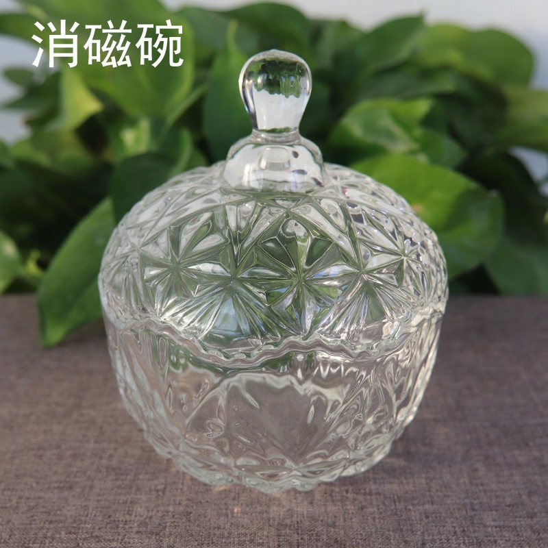 天然白水晶碎石消磁工具手鏈首飾消磁碗水晶原礦六棱柱紫晶花飾品-細節圖2