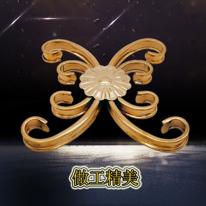 包郵 304不銹鋼大門 陽臺圍欄歐式組合蝴蝶花 太陽花裝飾配件門花-細節圖2