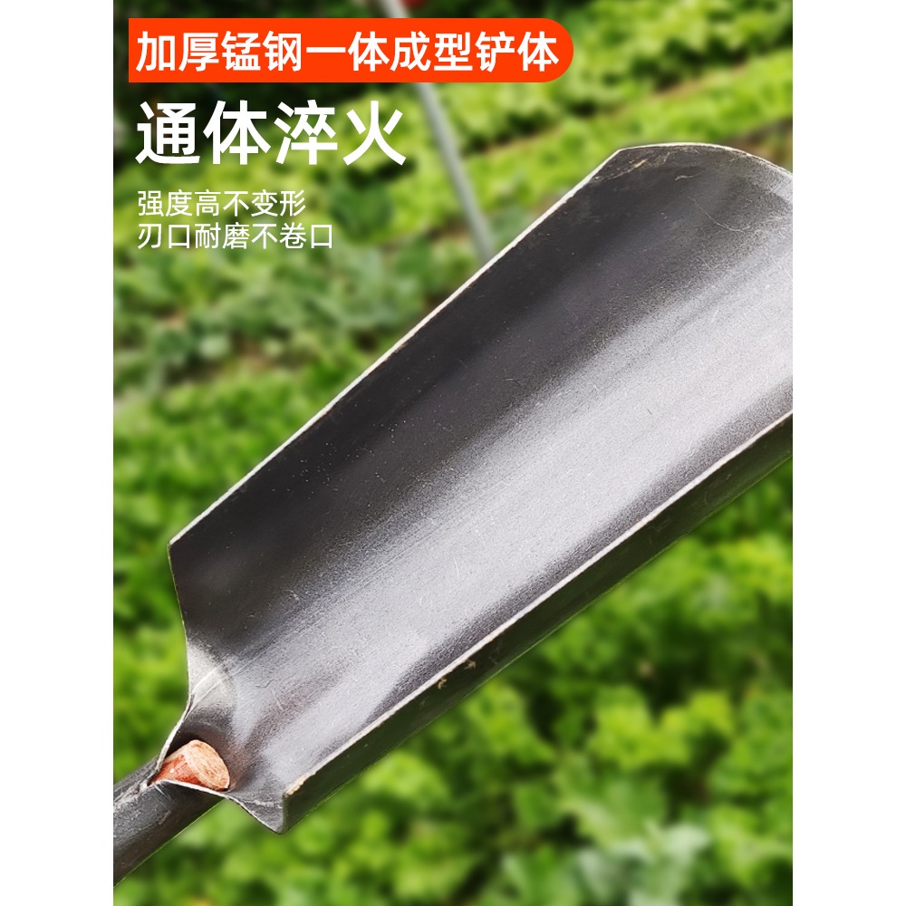 洛陽鏟打洞取土挖洞神器挖土打井戶外鐵鏟農用工具挖溝坑考古鐵鍬-細節圖2