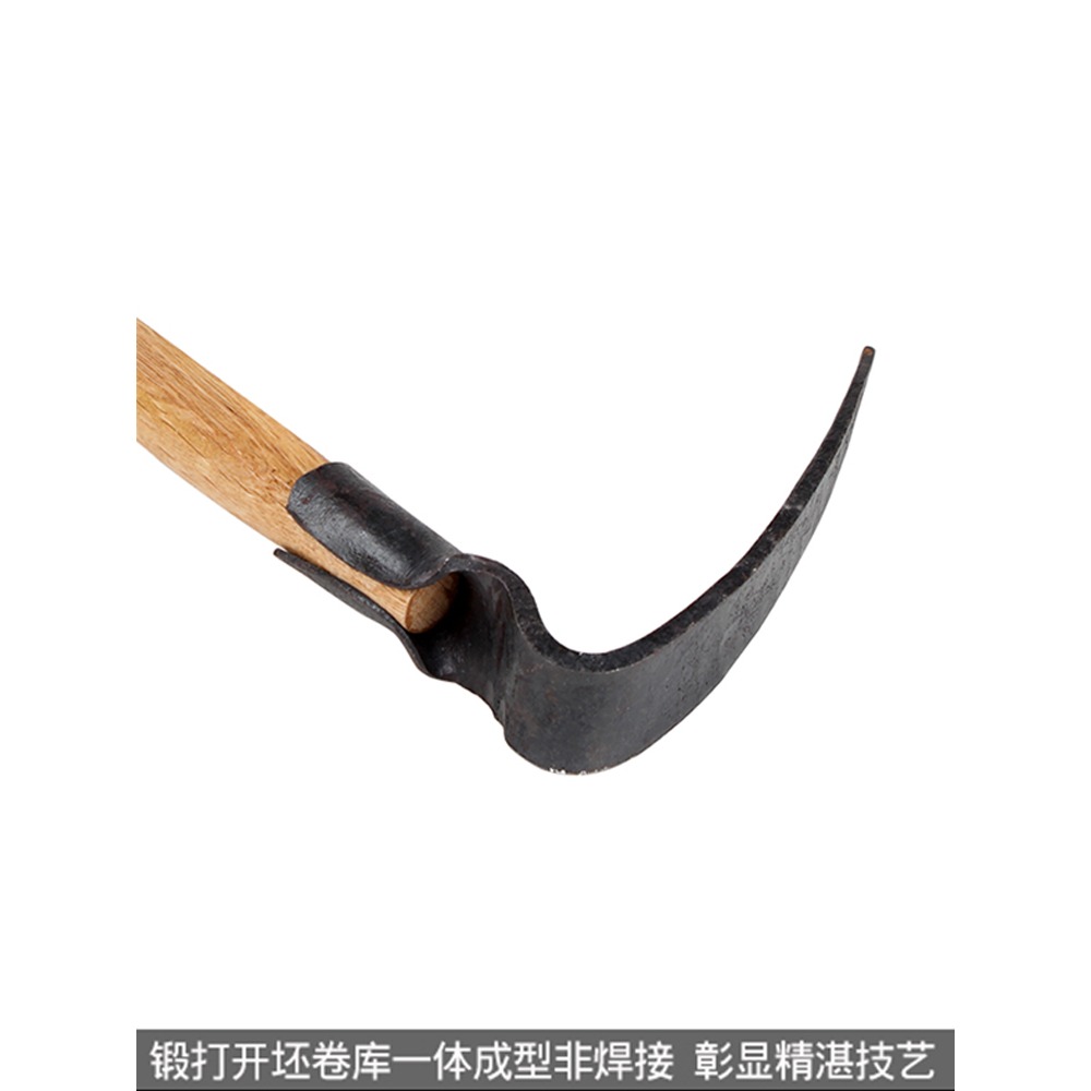 小鋤頭家用種菜除草戶外松挖地開荒山農用錳鋼園林藝工具種花神器-細節圖3