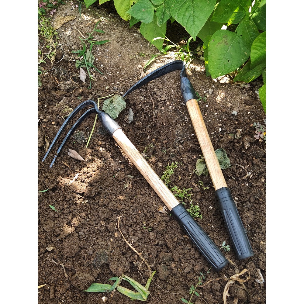 小鋤頭家用種菜除草戶外松挖地開荒山農用錳鋼園林藝工具種花神器-細節圖5
