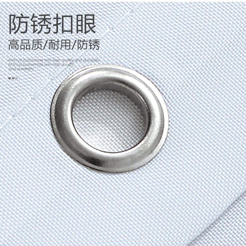 加厚滌綸浴簾浴室洗澡隔斷簾衛生間幹濕分離擋水簾淋浴房防水簾布-細節圖4