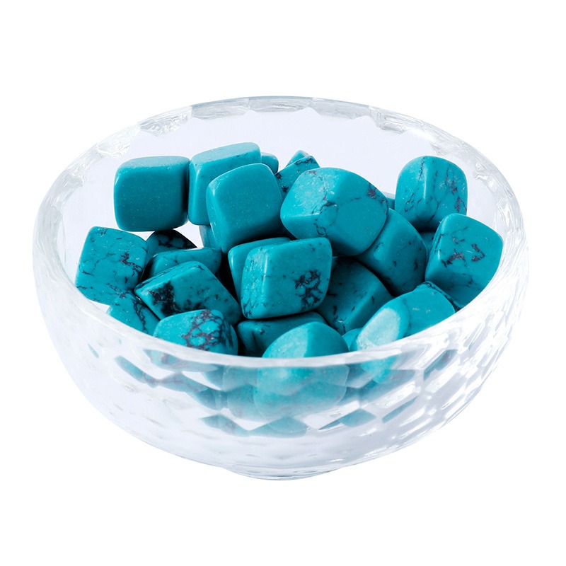 佛教用品 佛像佛塔裝藏修供曼扎寶石 供七寶石 綠松石 方形1兩50g-細節圖5