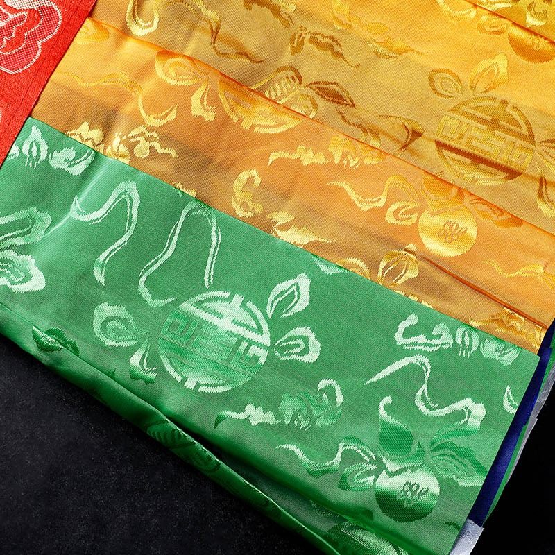 西藏寺院酒店居家裝飾用品 佛教八寶吉祥帷幔 佛教墻圍桌圍家用-細節圖4
