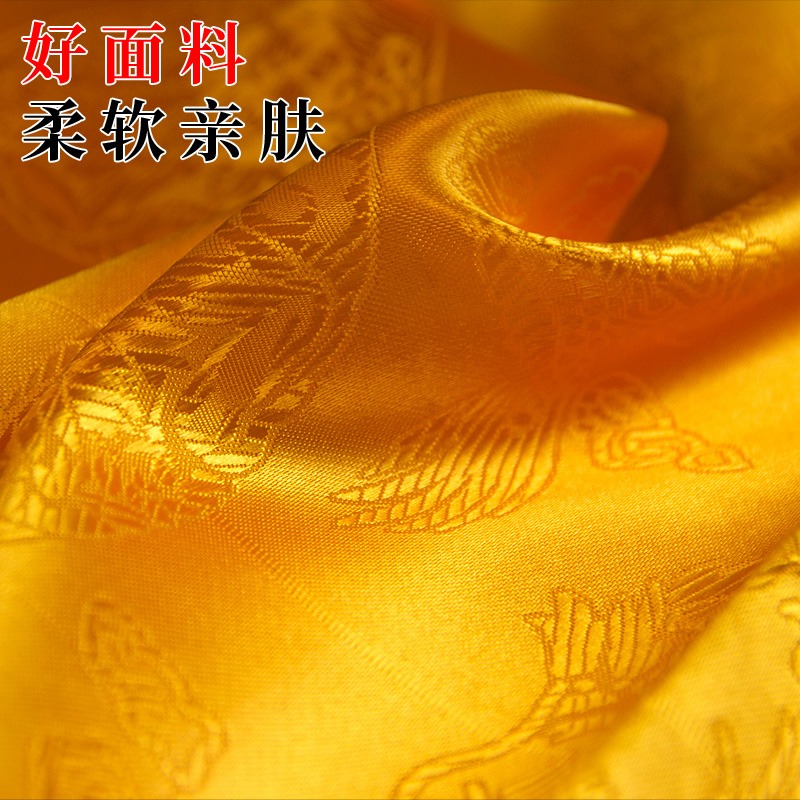 哈達藏族飾品圍巾提花龍鳳吉祥禮佛裝飾中號160*33cm蒙古哈達包郵-細節圖4