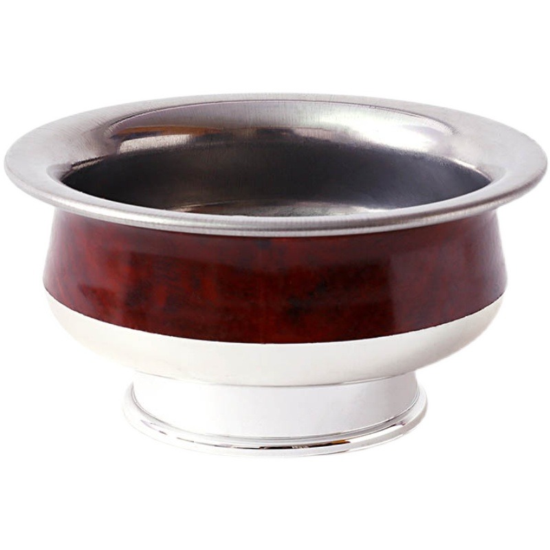 不銹鋼藏式碗家用復古 家用高腳碗藏碗名族風糌粑碗酥油茶?粑碗-細節圖5