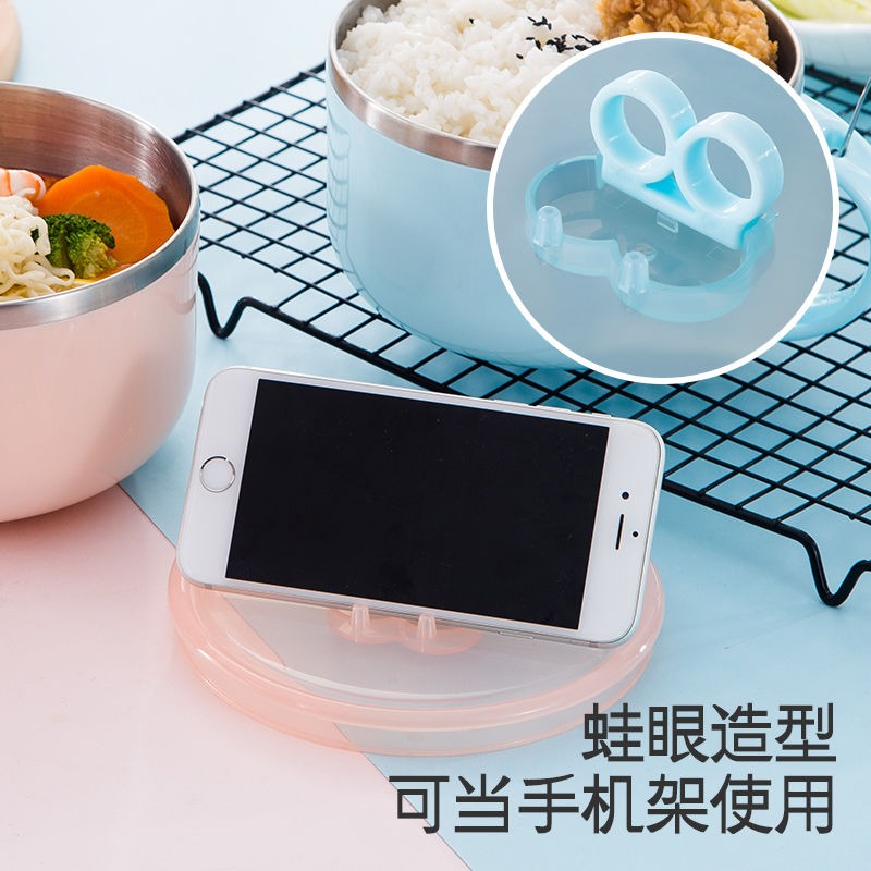 304不銹鋼泡麪碗帶蓋碗大容量碗方便麪碗學生飯盒密封泡麪杯-細節圖4