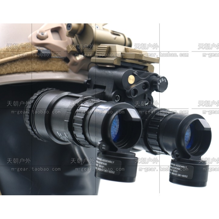 美式PVS15 PVS18戰術夜視頭盔夜視儀用鏡片指南映射系統配件模型-細節圖5
