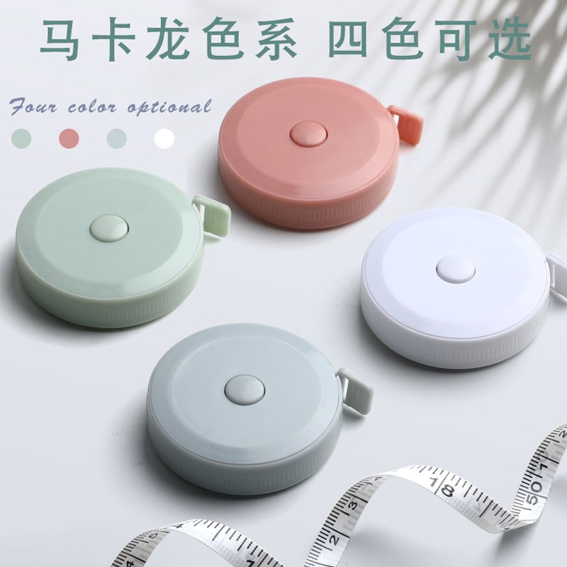 小卷尺迷你皮尺軟尺米尺多功能高精度2m米量三圍腰圍胸圍軟尺子量衣皮尺家用服裝裁縫隨身嬰兒寶寶量身高布尺-細節圖2