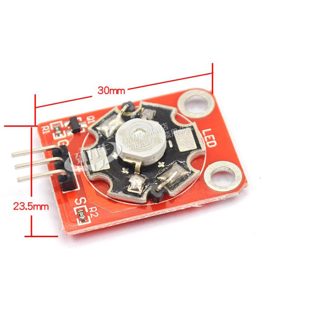 5V LED燈模塊3W白色/紅色/黃色/藍色/綠色/紫色LED模塊大功率LED-細節圖4