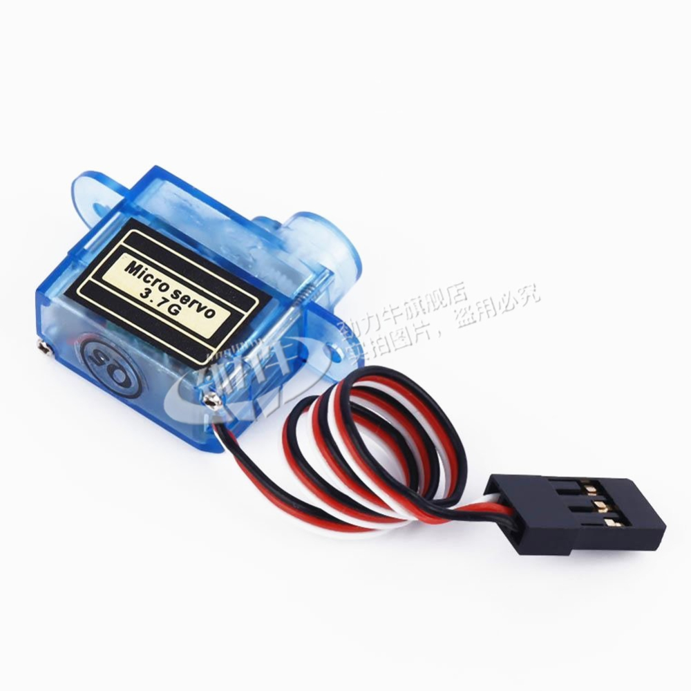 迷你舵機3.7g 4.3g固定翼小電直流3.7 4.3克微型舵機遙控航模配件-細節圖2