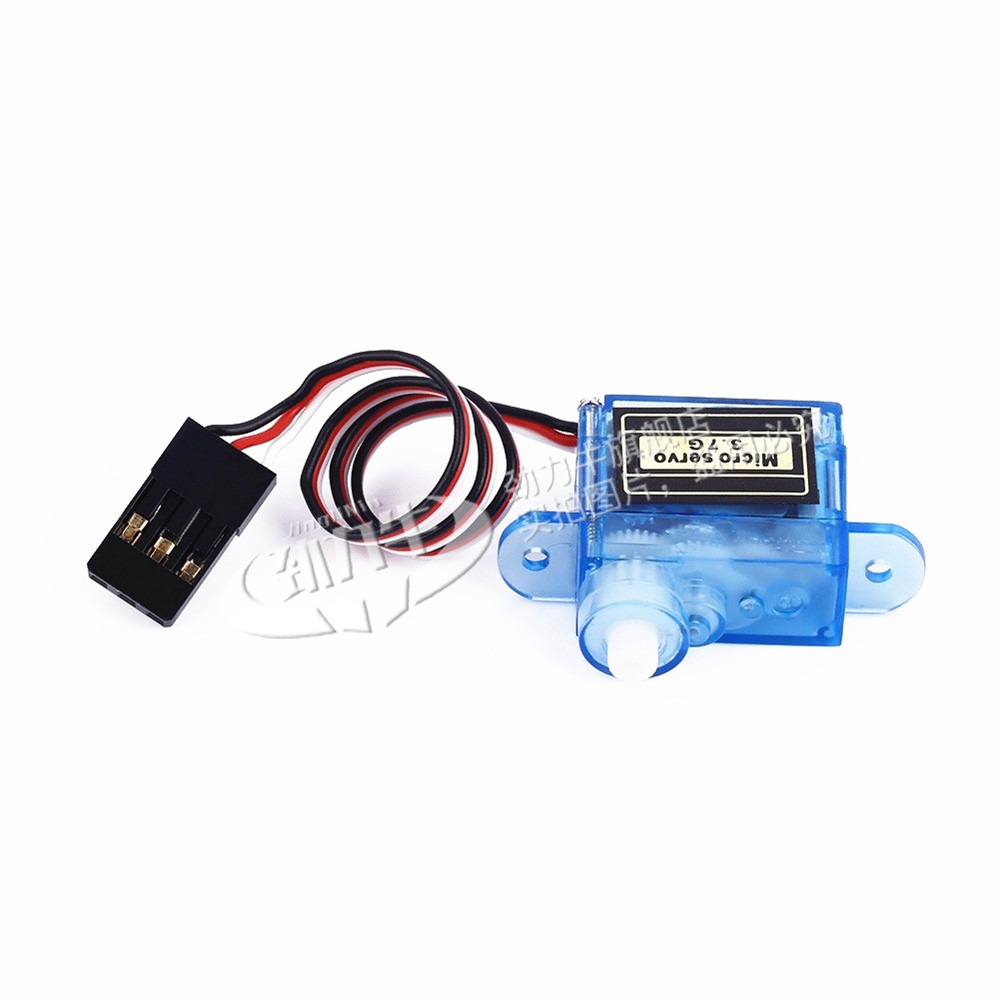 迷你舵機3.7g 4.3g固定翼小電直流3.7 4.3克微型舵機遙控航模配件-細節圖3
