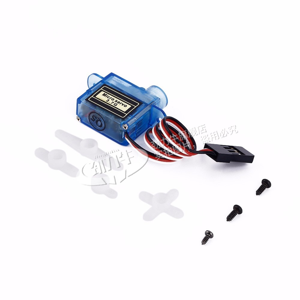 迷你舵機3.7g 4.3g固定翼小電直流3.7 4.3克微型舵機遙控航模配件-細節圖5