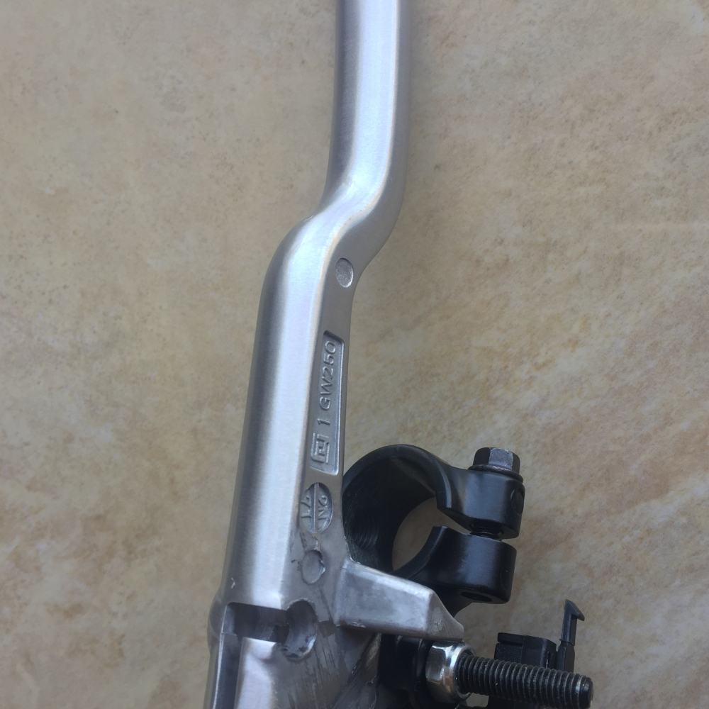 適GW250/GSX250R/DL250/-A離合器手柄總成左把座後視鏡座原廠防偽-細節圖4