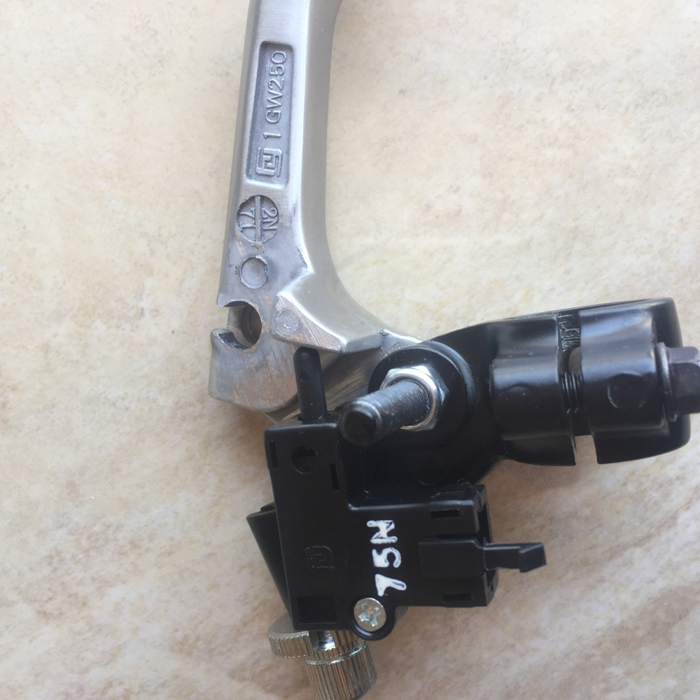 適GW250/GSX250R/DL250/-A離合器手柄總成左把座後視鏡座原廠防偽-細節圖5