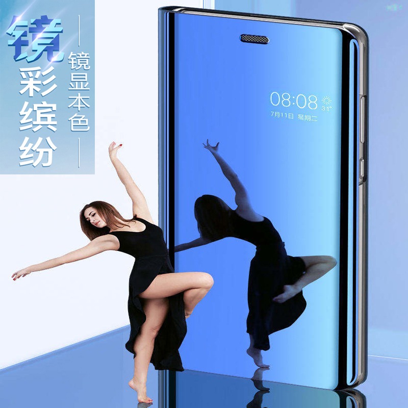 三星s6edge翻蓋手機殼s6edge+智能s6鏡面G9200/50/80保護皮套全包-細節圖2