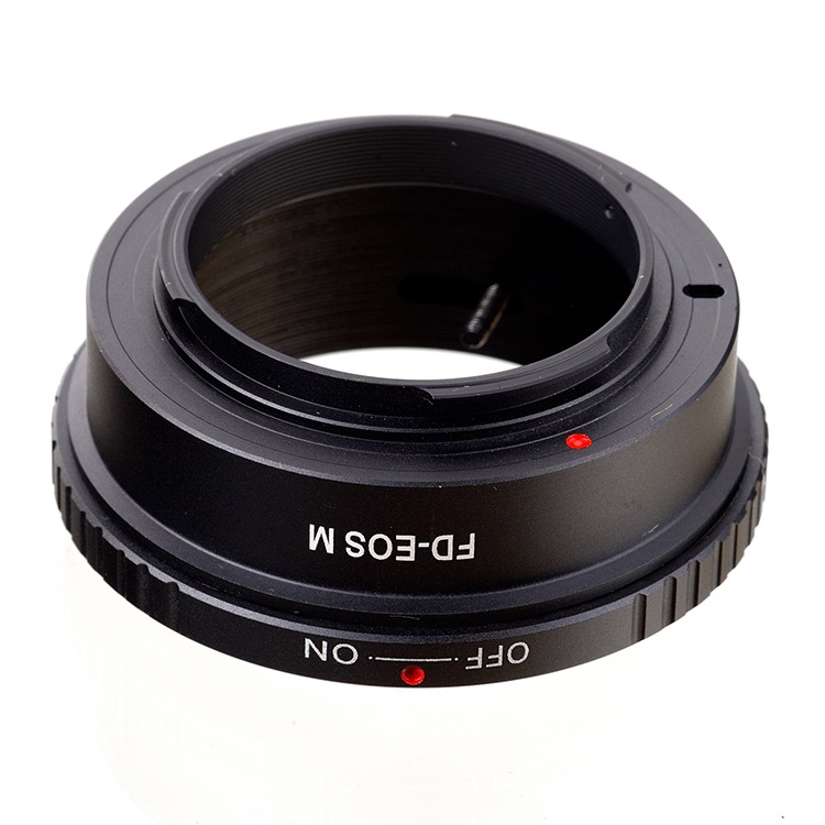 包郵高精度FD-EOS M微單機身轉接環 FD/FL 鏡頭轉EOS M/M2/M3/M10-細節圖2
